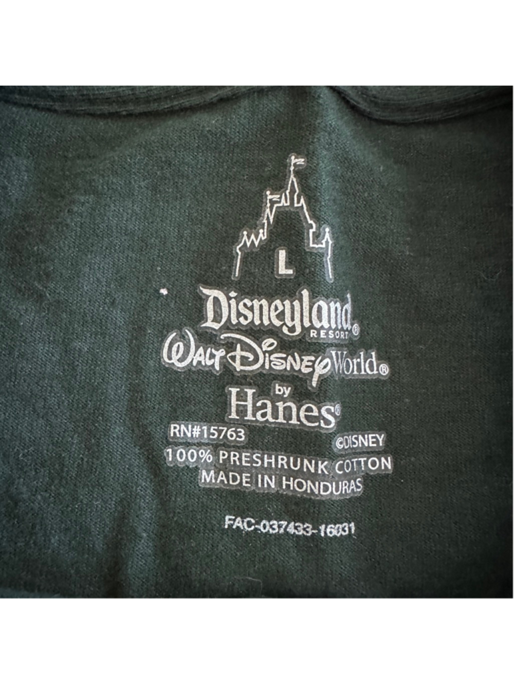 Disney Fort Wilderness Happy Camper Tee Mens L Green Graphic Camping Shirt - Picture 2 of 7